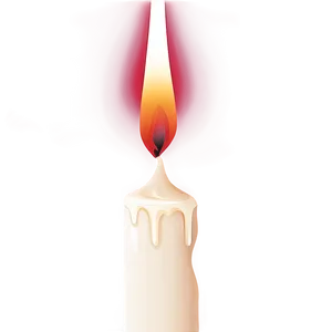 Minimalist Design Candle PNG 30