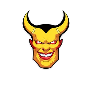 Minimalist Devil Icon PNG Srh58 PNG