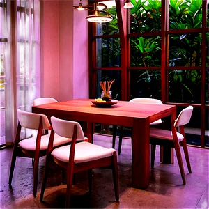 Minimalist Dining Area Ideas PNG Nms