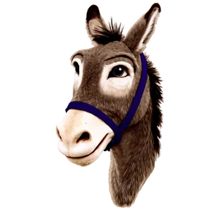 Minimalist Donkey Design PNG Ems5