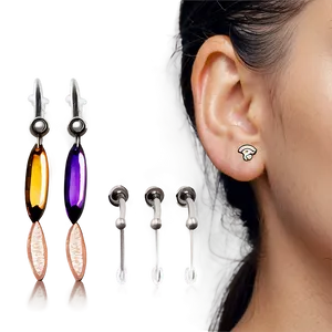 Minimalist Ear Piercing Ideas Png 30 PNG image