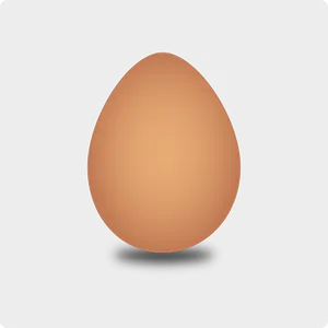 Minimalist Egg Designon Dark Background PNG image