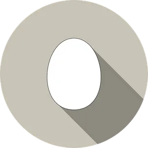 Minimalist Egg Graphic PNG image