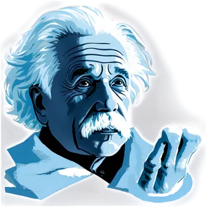Minimalist Einstein Outline PNG Skg85 PNG