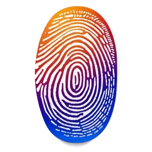 Minimalist Fingerprint Icon Png 94 PNG image