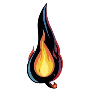 Minimalist Flame PNG Uof25