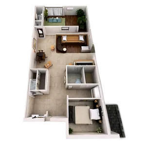 Minimalist Floor Plan PNG 73