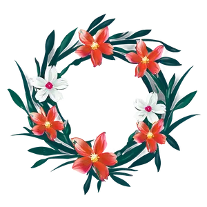 Minimalist Flower Circle PNG 30 PNG