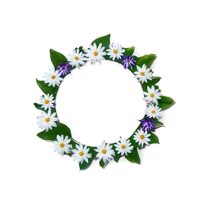 Minimalist Flower Circle PNG Fwm PNG