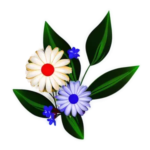 Minimalist Flower Clipart PNG Ray PNG