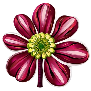 Minimalist Flower Clipart Png Rob31 PNG image