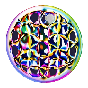 Minimalist Flower Of Life Icon Png Fdj PNG image