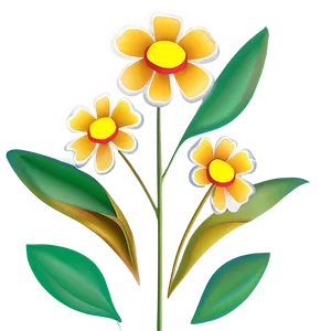 Minimalist Flower Outline Art PNG 54 PNG
