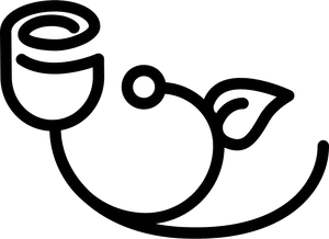 Minimalist Flower Outline.png PNG