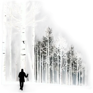 Minimalist Forest Silhouette PNG Uat39 PNG