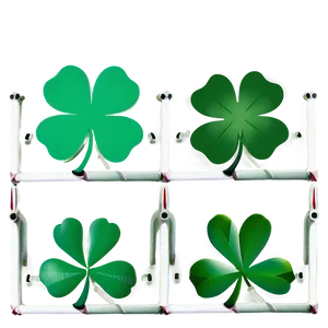 Minimalist Four Leaf Clover PNG 05252024