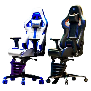 Minimalist Gamer Chair PNG 15