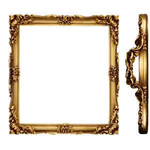 Minimalist Gold Frame Png Ehn PNG image