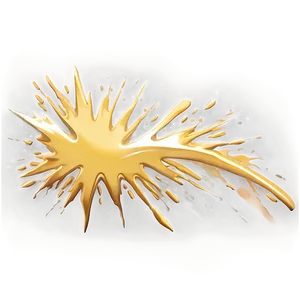 Minimalist Gold Splash PNG 23 PNG