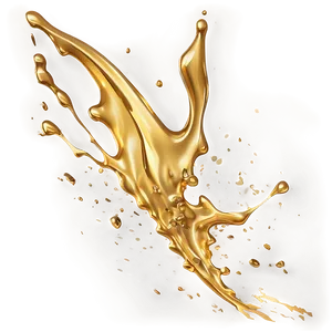 Minimalist Gold Splash PNG 51 PNG
