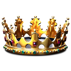 Minimalist Golden Crown Png Hys PNG image