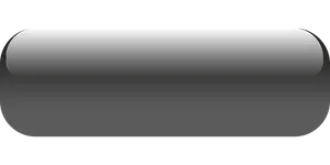 Minimalist Gray Button Design PNG