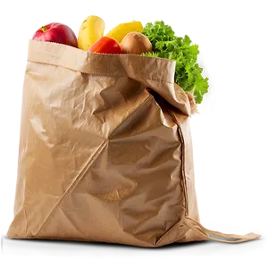 Minimalist Grocery Bag PNG 65