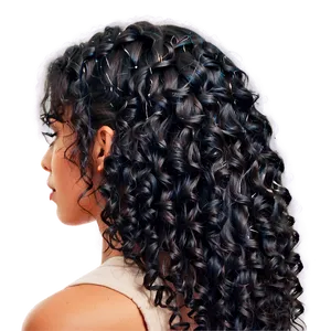 Minimalist Hair Clipart PNG 06282024