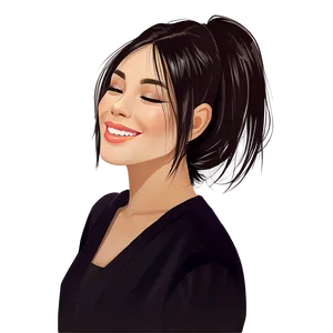 Minimalist Hair Clipart PNG Fxu79 PNG