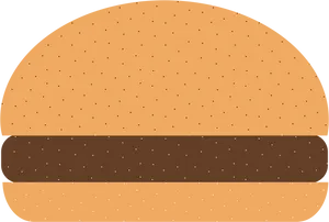 Minimalist Hamburger Graphic PNG image