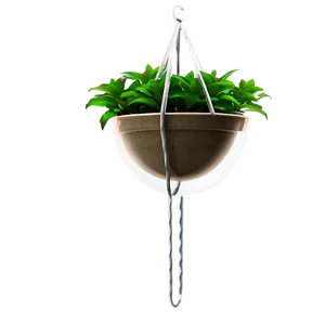 Minimalist Hanging Plant Png Koj70 PNG image