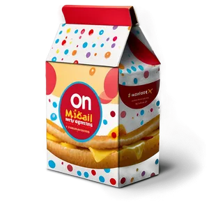Minimalist Happy Meal Box Design PNG Qnt13 PNG