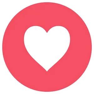 Minimalist Heart Icon PNG image