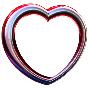 Minimalist Heart Outline PNG Otu