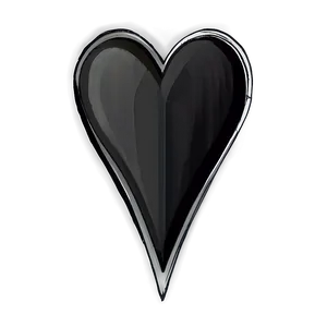 Minimalist Heart Sketch Png Vot PNG image