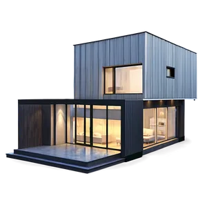 Minimalist Home Building PNG 05242024
