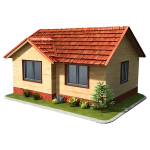 Minimalist Home Building PNG 36