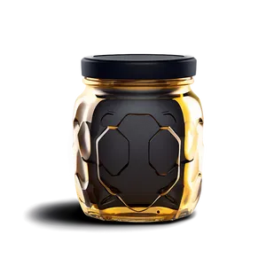 Minimalist Honey Jar PNG 55
