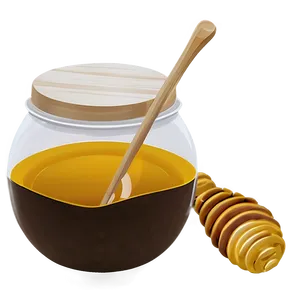 Minimalist Honey Pot PNG Slg PNG