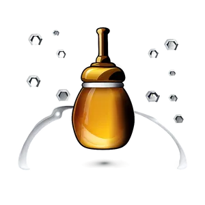 Minimalist Honey Pot PNG Tdg
