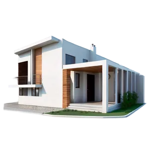 Minimalist House Blueprint PNG 04292024