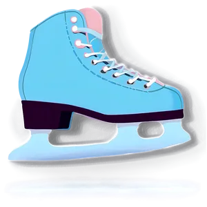 Minimalist Ice Skate PNG 29