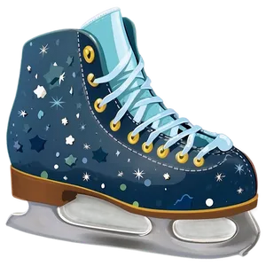 Minimalist Ice Skate PNG 98