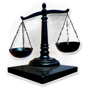 Minimalist Justice Scale PNG 06132024
