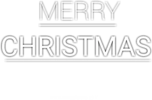 Minimalist Merry Christmas Greeting Blackand White
