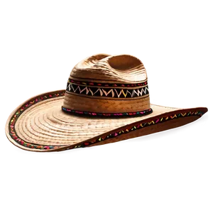 Minimalist Mexican Hat PNG 06122024