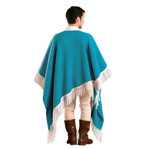 Minimalist Mexican Poncho PNG 06282024