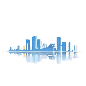 Minimalist Miami Skyline Drawing Png Pga56 PNG image