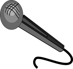 Minimalist Microphone Graphic PNG image