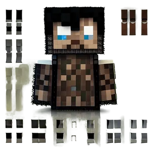 Minimalist Minecraft Characters PNG 99